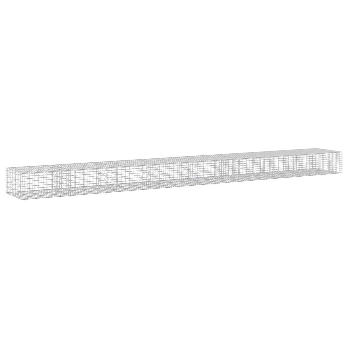 Γκαμπιόν με σύρμα 5 mm και πλέγμα 5x10 cm 800x100x50 εκ. - Pakobazaar