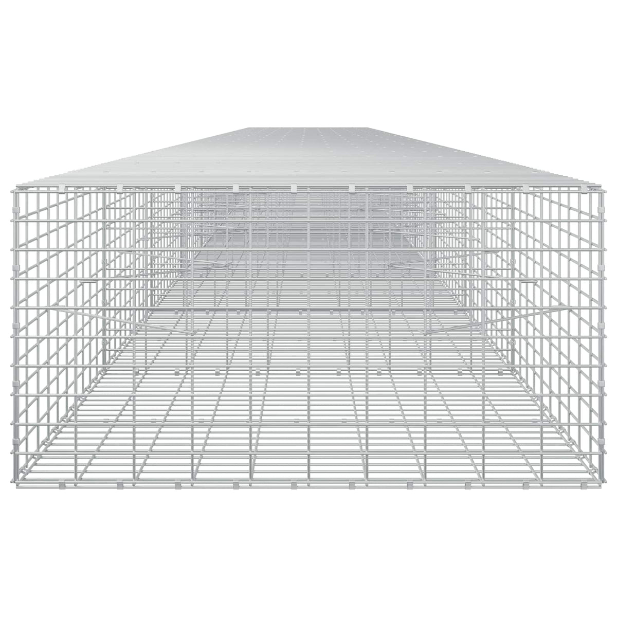 Γκαμπιόν με σύρμα 5 mm και πλέγμα 5x10 cm 900x100x50 εκ. - Pakobazaar