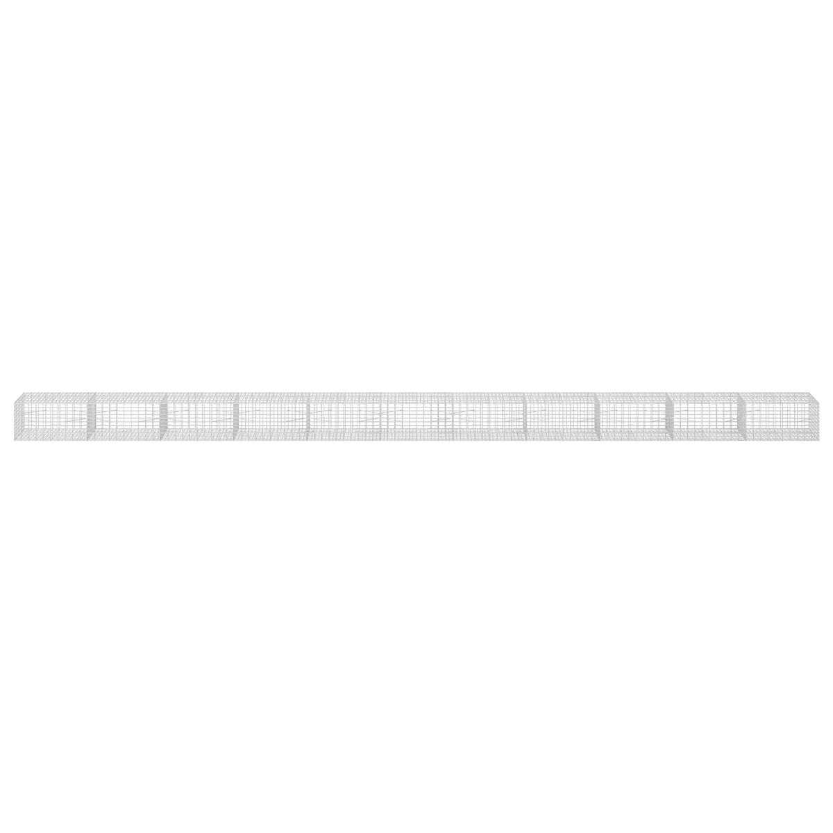 Γκαμπιόν με σύρμα 5 mm και πλέγμα 5x10 cm 1100x100x50 εκ - Pakobazaar