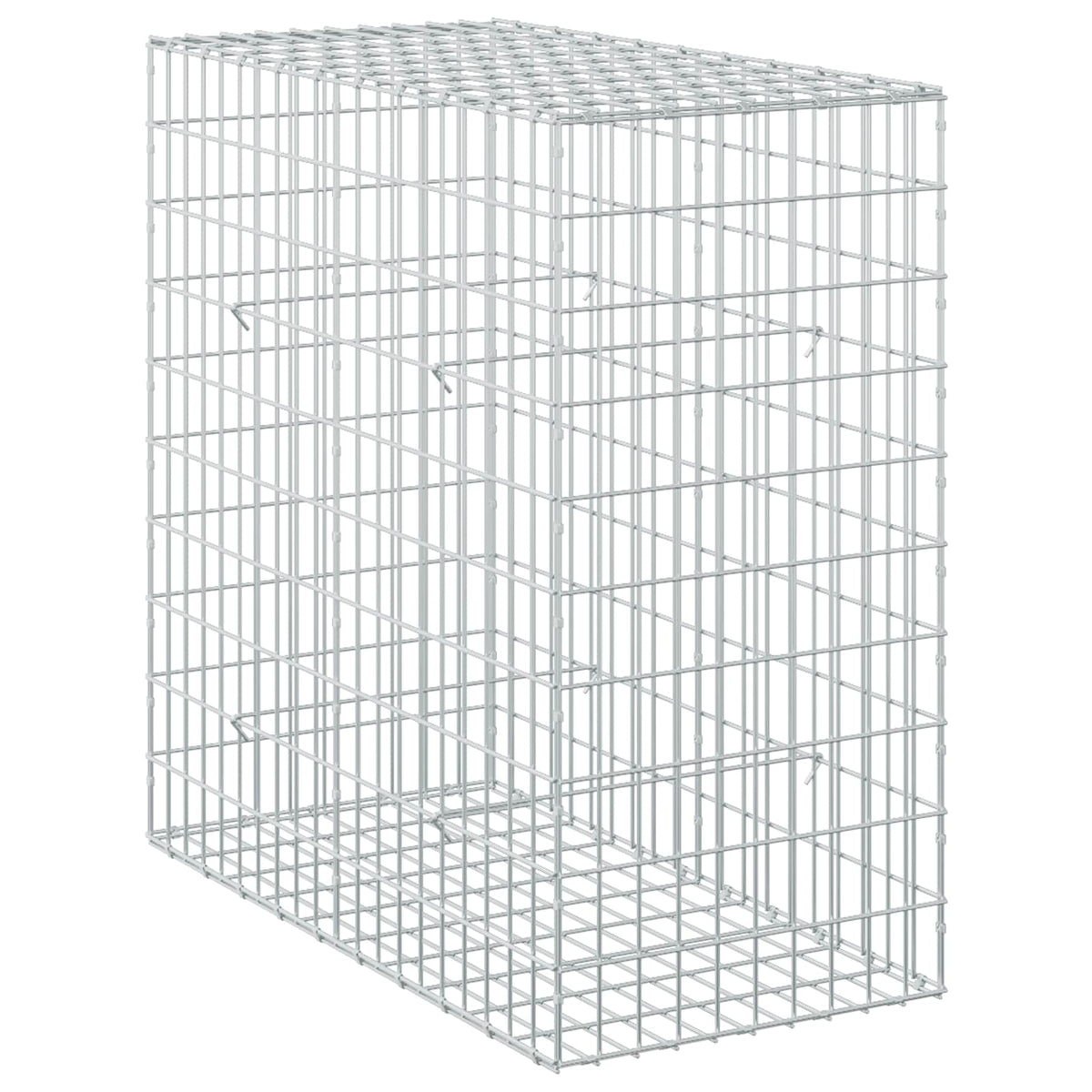 Γκαμπιόν με σύρμα 5 mm και πλέγμα 5x10 cm 50x100x100 εκ - Pakobazaar