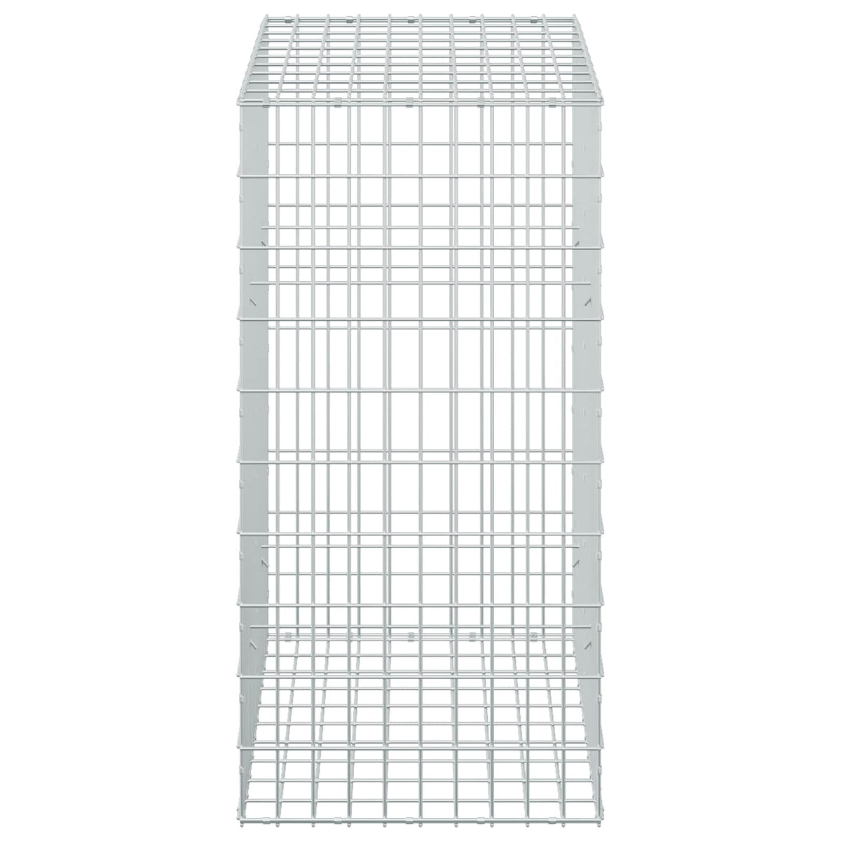 Γκαμπιόν με σύρμα 5 mm και πλέγμα 5x10 cm 50x100x100 εκ - Pakobazaar