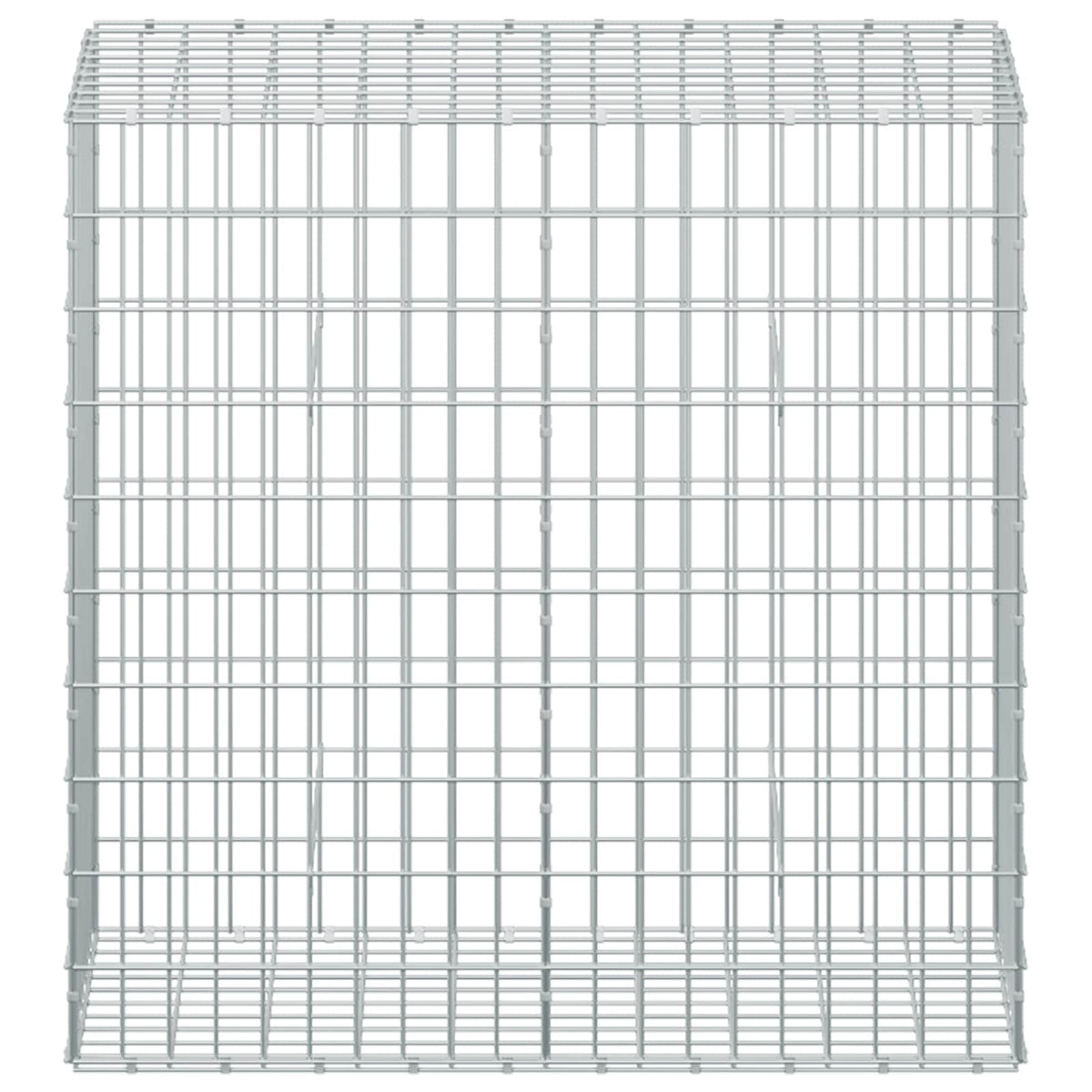 Γκαμπιόν με σύρμα 5 mm και πλέγμα 5x10 cm 50x100x100 εκ - Pakobazaar