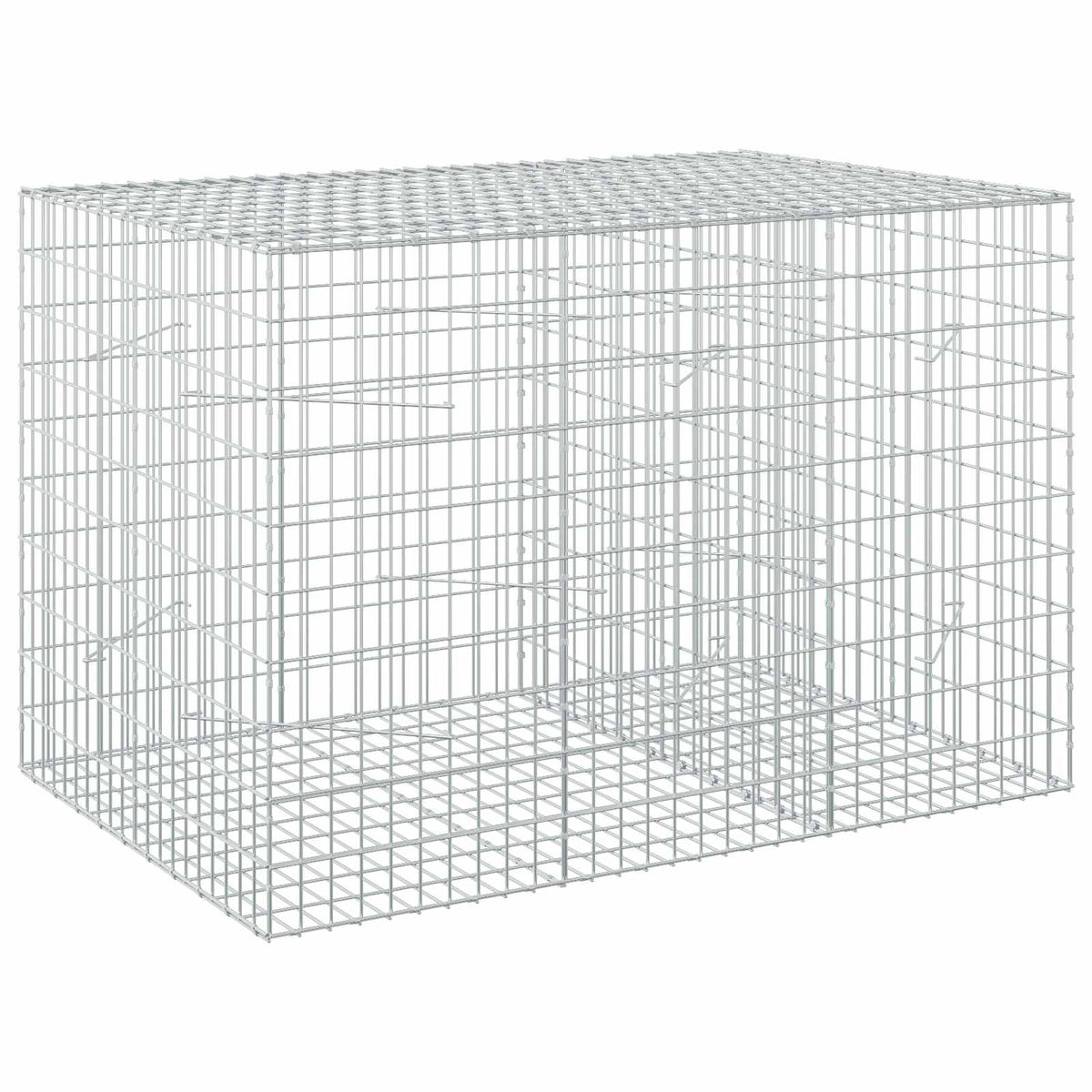 Γκαμπιόν με σύρμα 5 mm και πλέγμα 5x10 cm 150x100x100 εκ.