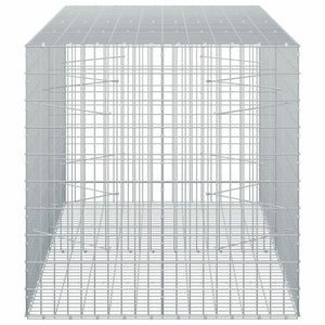 Γκαμπιόν με σύρμα 5 mm και πλέγμα 5x10 cm 200x100x100 εκ.