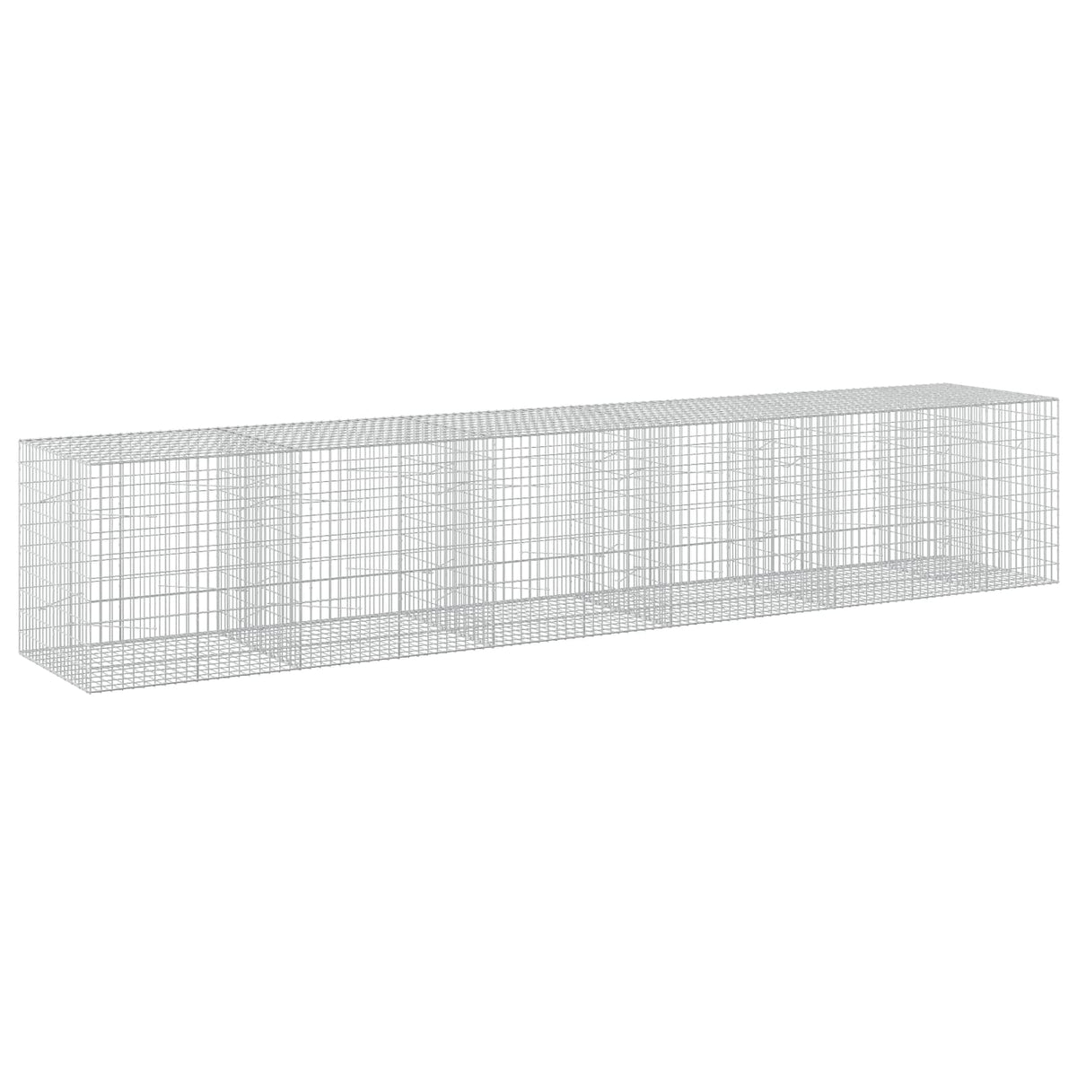 Γκαμπιόν με σύρμα 5 mm και πλέγμα 5x10 cm 550x100x100 εκ - Pakobazaar