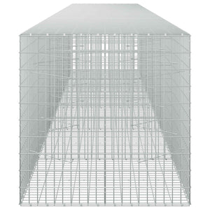 Γκαμπιόν με σύρμα 5 mm και πλέγμα 5x10 cm 600x100x100 εκ. - Pakobazaar