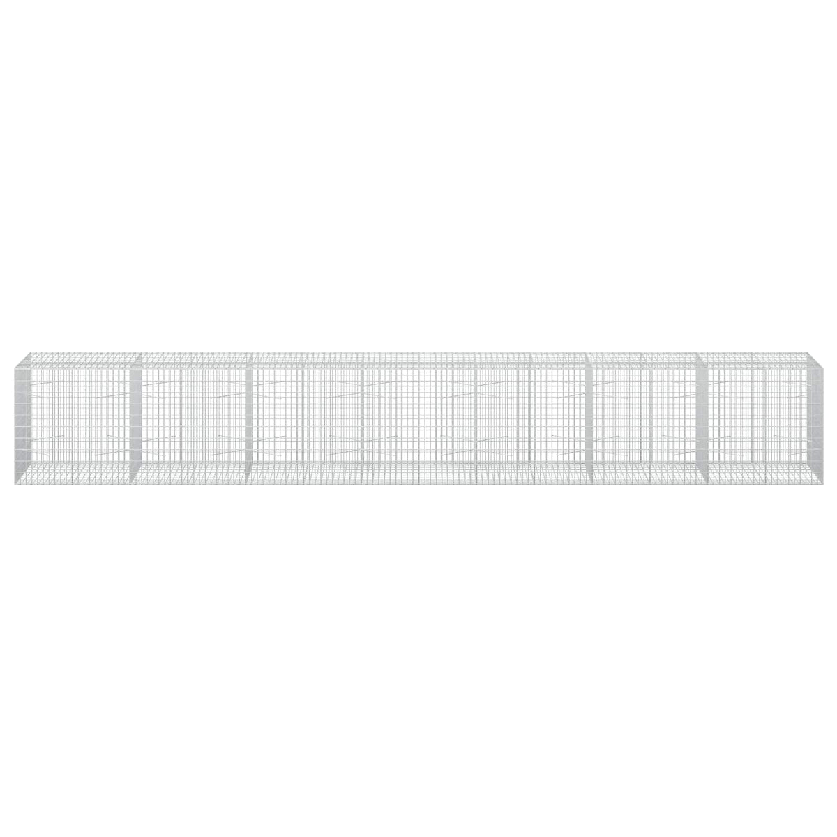 Γκαμπιόν με σύρμα 5 mm και πλέγμα 5x10 cm 700x100x100 εκ.