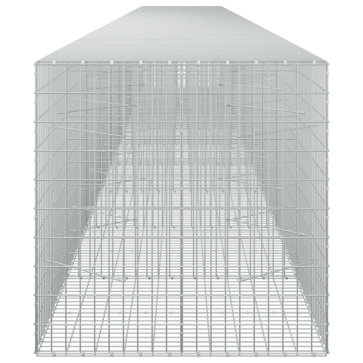 Γκαμπιόν με σύρμα 5 mm και πλέγμα 5x10 cm 1000x100x100 εκ. - Pakobazaar