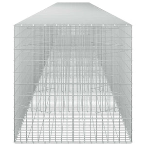 Γκαμπιόν με σύρμα 5 mm και πλέγμα 5x10 cm 1000x100x100 εκ. - Pakobazaar