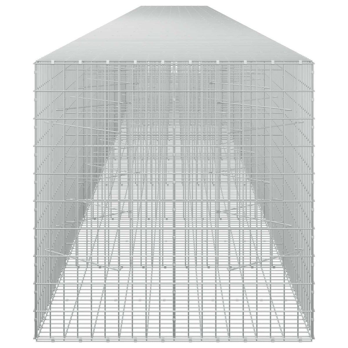 Γκαμπιόν με σύρμα 5 mm και πλέγμα 5x10 cm 1200x100x100 εκ - Pakobazaar