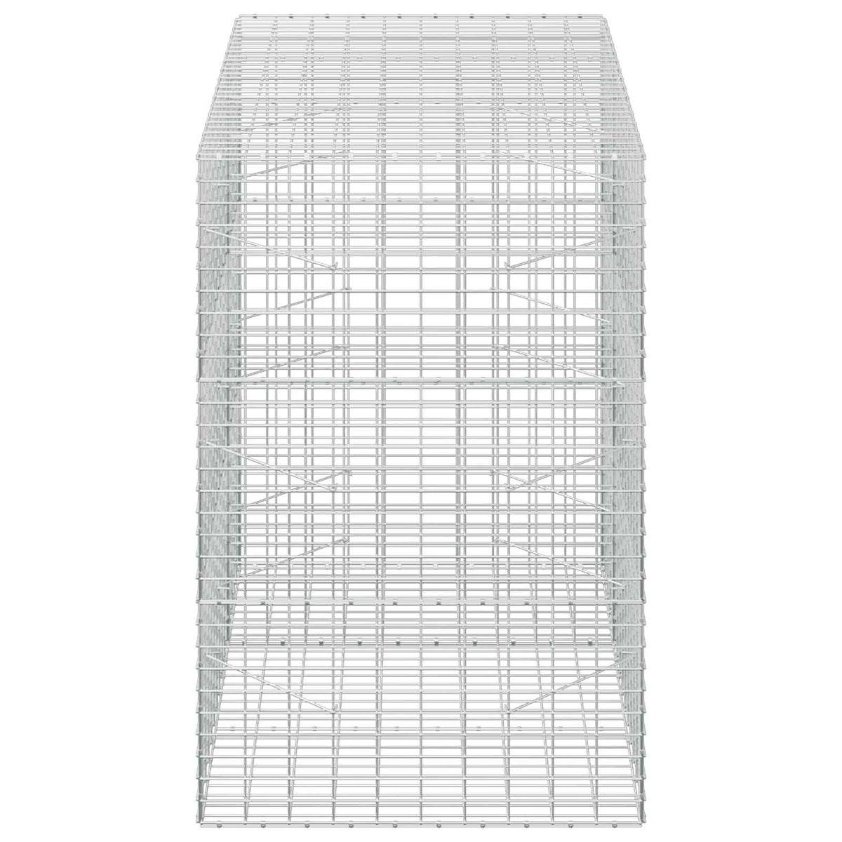 Γκαμπιόν με σύρμα 5 mm και πλέγμα 5x10 cm 150x100x150 εκ. - Pakobazaar
