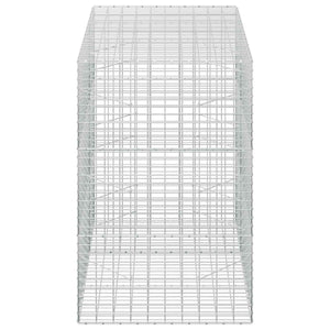 Γκαμπιόν με σύρμα 5 mm και πλέγμα 5x10 cm 150x100x150 εκ. - Pakobazaar