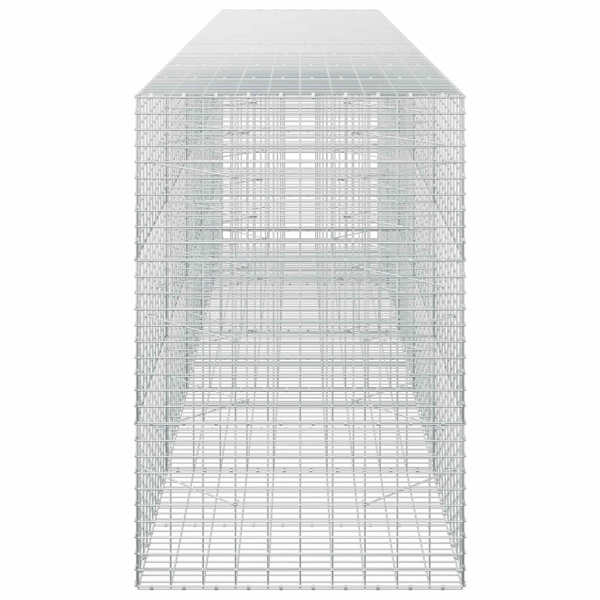 Γκαμπιόν με σύρμα 5 mm και πλέγμα 5x10 cm 500x100x150 εκ. - Pakobazaar