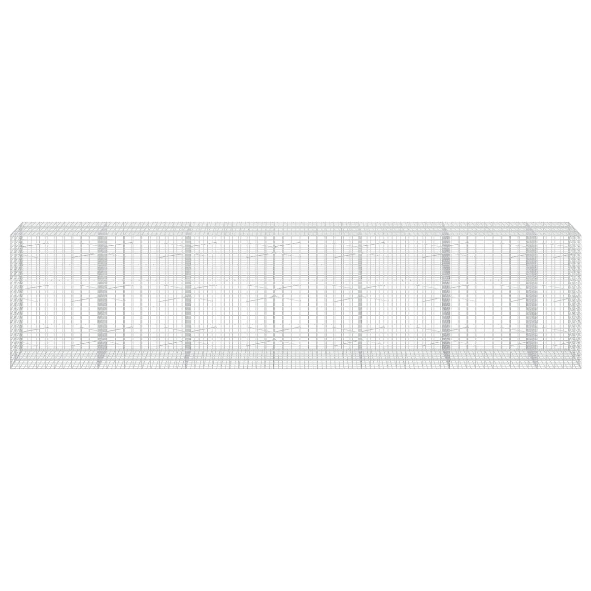Γκαμπιόν με σύρμα 5 mm και πλέγμα 5x10 cm 650x100x150 εκ - Pakobazaar