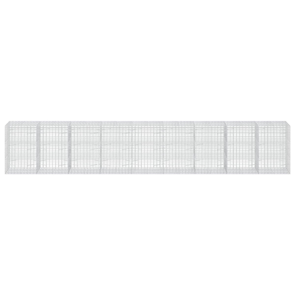 Γκαμπιόν με σύρμα 5 mm και πλέγμα 5x10 cm 900x100x150 εκ - Pakobazaar