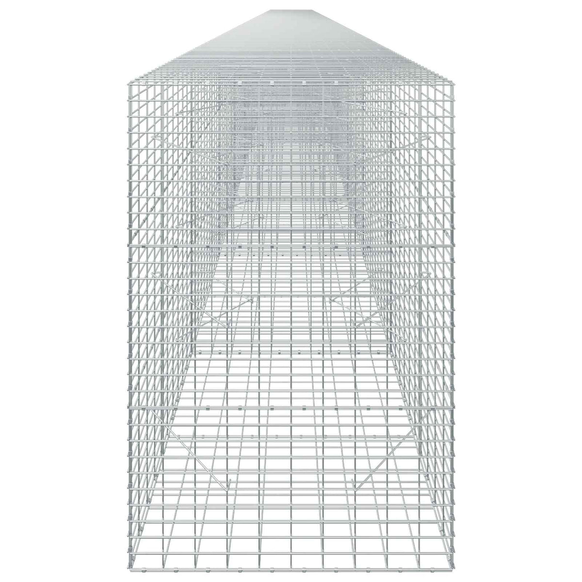 Γκαμπιόν με σύρμα 5 mm και πλέγμα 5x10 cm 1100x100x150 εκ. - Pakobazaar