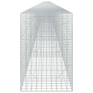Γκαμπιόν με σύρμα 5 mm και πλέγμα 5x10 cm 1100x100x150 εκ. - Pakobazaar