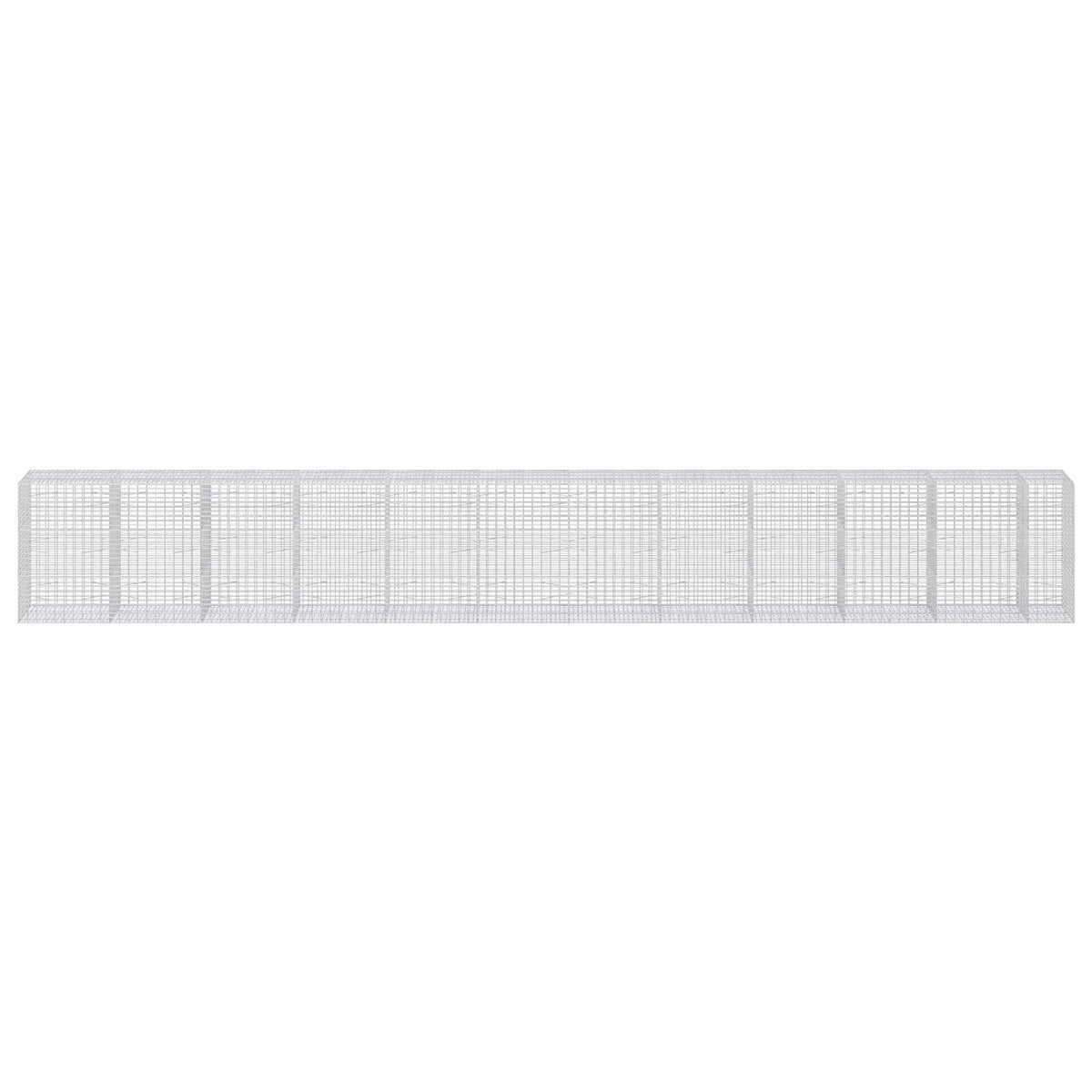 Γκαμπιόν με σύρμα 5 mm και πλέγμα 5x10 cm 1150x100x150 εκ.