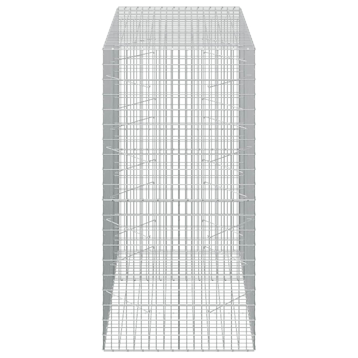 Γκαμπιόν με σύρμα 5 mm και πλέγμα 5x10 cm 150x100x200 εκ.