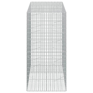 Γκαμπιόν με σύρμα 5 mm και πλέγμα 5x10 cm 150x100x200 εκ.