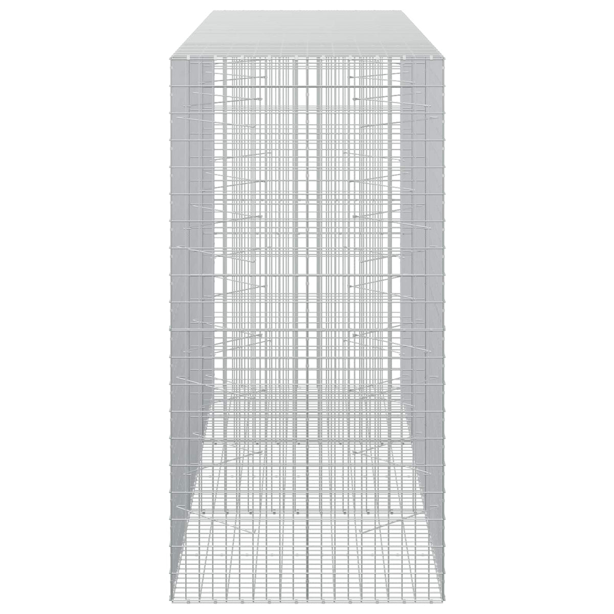 Γκαμπιόν με σύρμα 5 mm και πλέγμα 5x10 cm 300x100x200 εκ - Pakobazaar