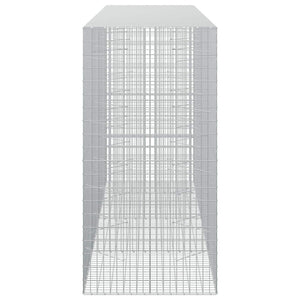 Γκαμπιόν με σύρμα 5 mm και πλέγμα 5x10 cm 350x100x200 εκ. - Pakobazaar