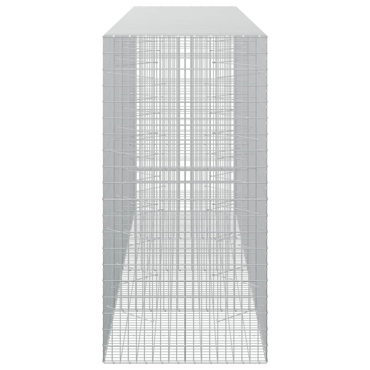 Γκαμπιόν με σύρμα 5 mm και πλέγμα 5x10 cm 400x100x200 εκ - Pakobazaar