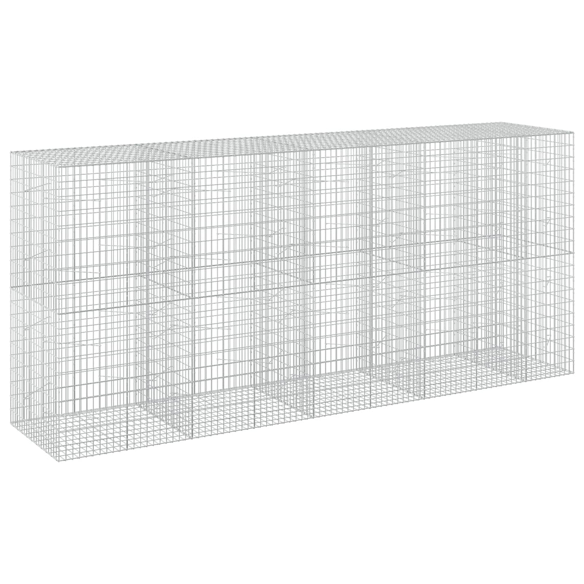 Γκαμπιόν με σύρμα 5 mm και πλέγμα 5x10 cm 450x100x200 εκ - Pakobazaar