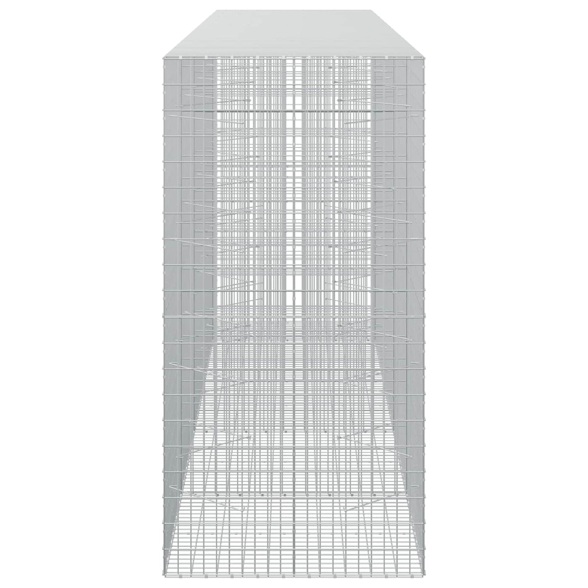 Γκαμπιόν με σύρμα 5 mm και πλέγμα 5x10 cm 450x100x200 εκ - Pakobazaar