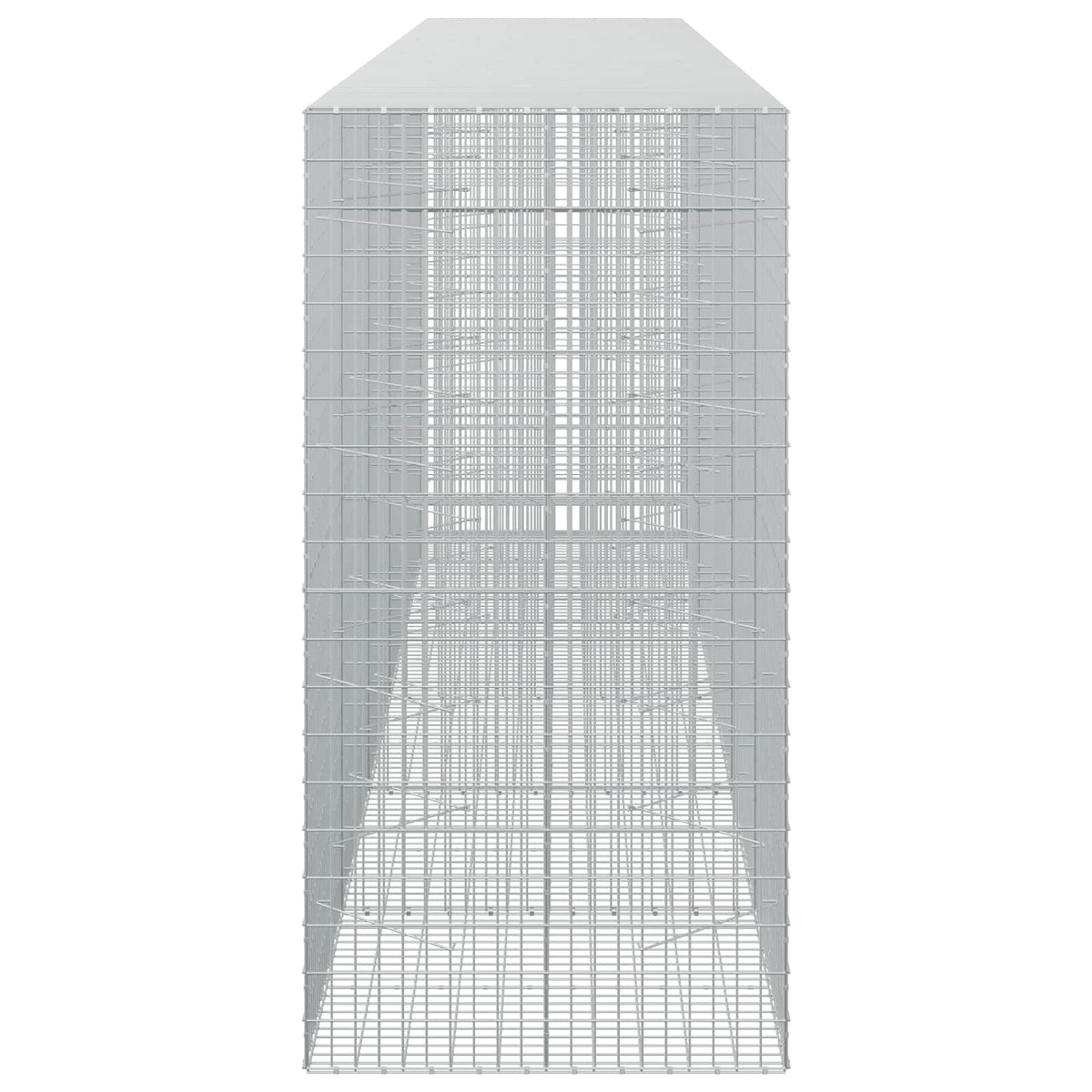 Γκαμπιόν με σύρμα 5 mm και πλέγμα 5x10 cm 550x100x200 εκ. - Pakobazaar