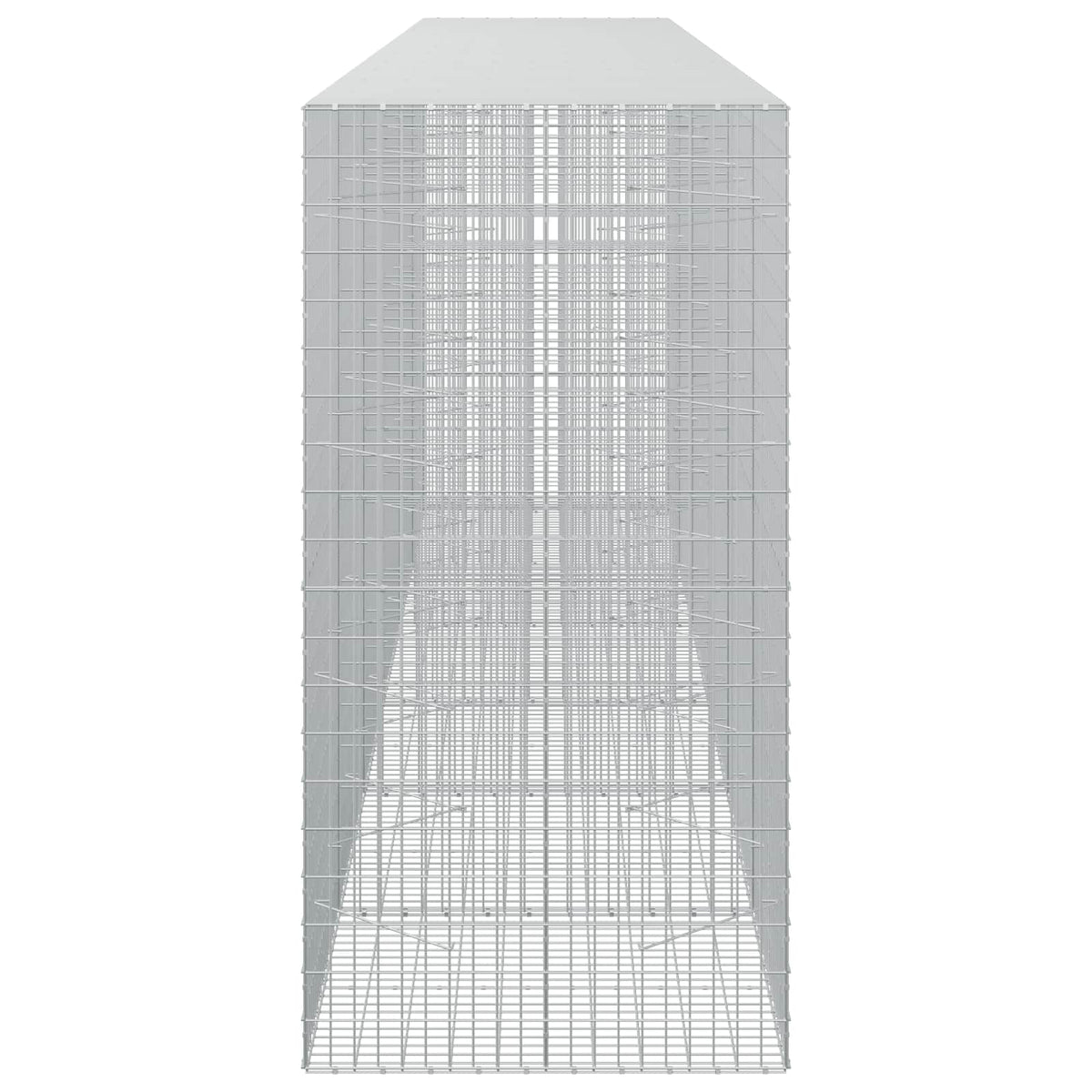 Γκαμπιόν με σύρμα 5 mm και πλέγμα 5x10 cm 600x100x200 εκ - Pakobazaar