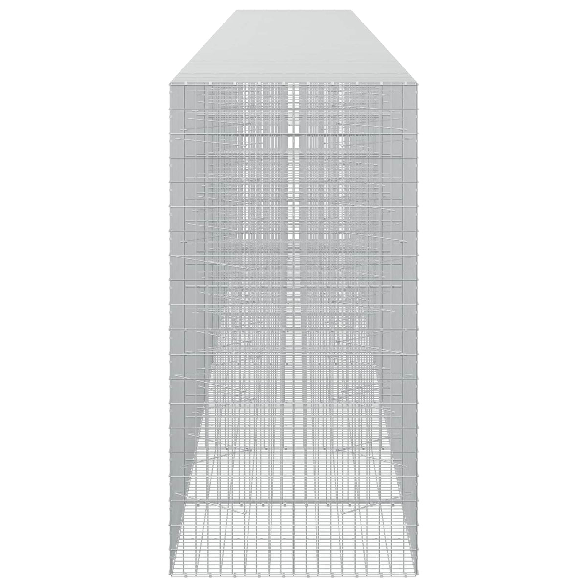 Γκαμπιόν με σύρμα 5 mm και πλέγμα 5x10 cm 900x100x200 εκ - Pakobazaar