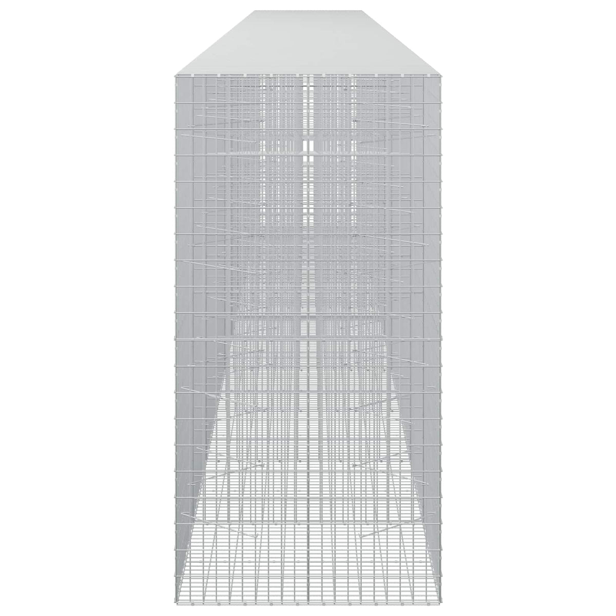 Γκαμπιόν με σύρμα 5 mm και πλέγμα 5x10 cm 1000x100x200 εκ - Pakobazaar