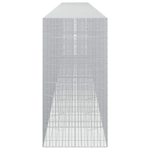 Γκαμπιόν με σύρμα 5 mm και πλέγμα 5x10 cm 1000x100x200 εκ - Pakobazaar