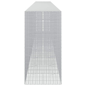 Γκαμπιόν με σύρμα 5 mm και πλέγμα 5x10 cm 1050x100x200 εκ. - Pakobazaar