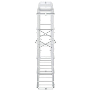 Γκαμπιόν με σύρμα 5 mm και πλέγμα 10x10 cm 100x10x50 εκ - Pakobazaar