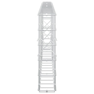Γκαμπιόν με σύρμα 5 mm και πλέγμα 10x10 cm 200x10x50 εκ - Pakobazaar