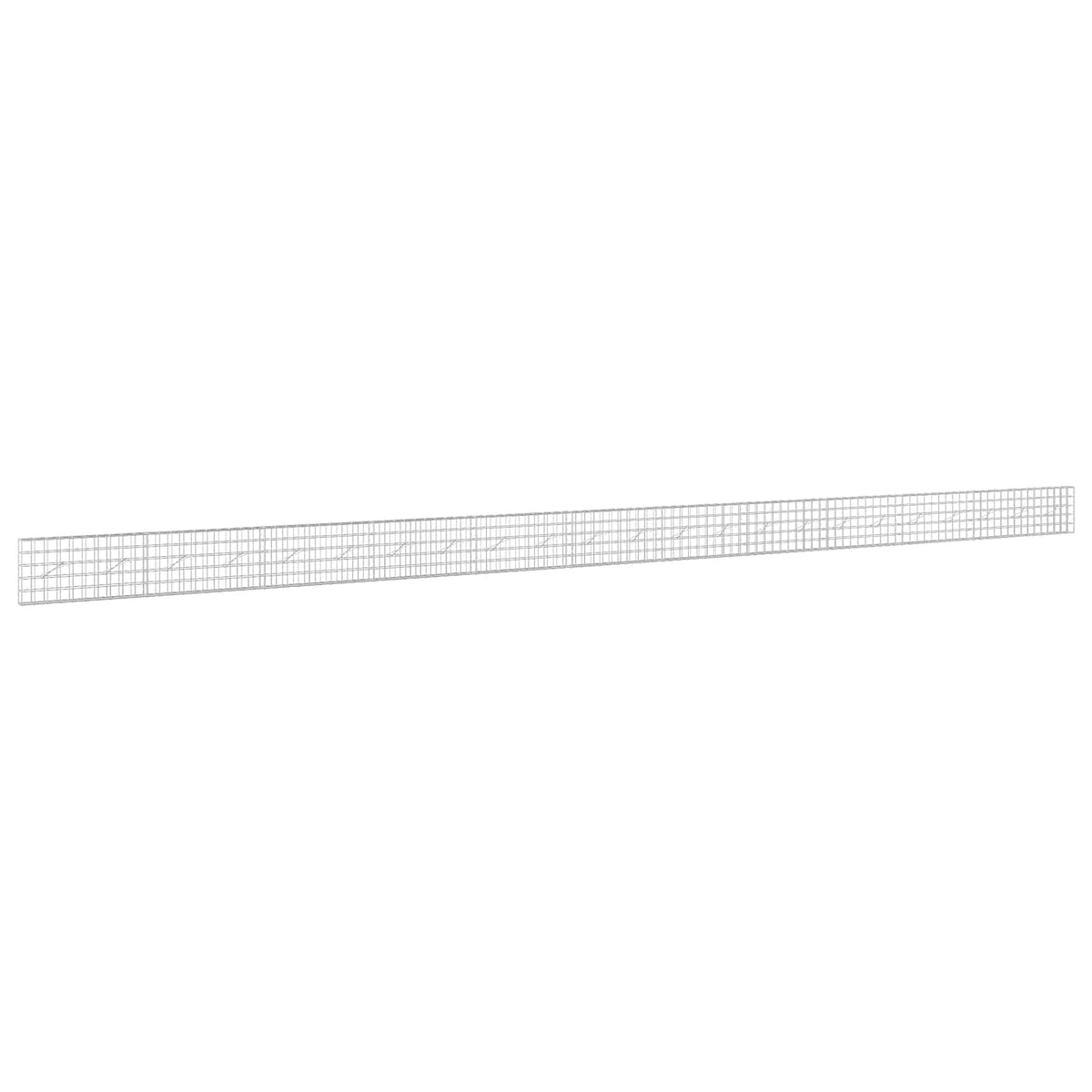 Γκαμπιόν με σύρμα 5 mm και πλέγμα 10x10 cm 1150x10x50 εκ - Pakobazaar