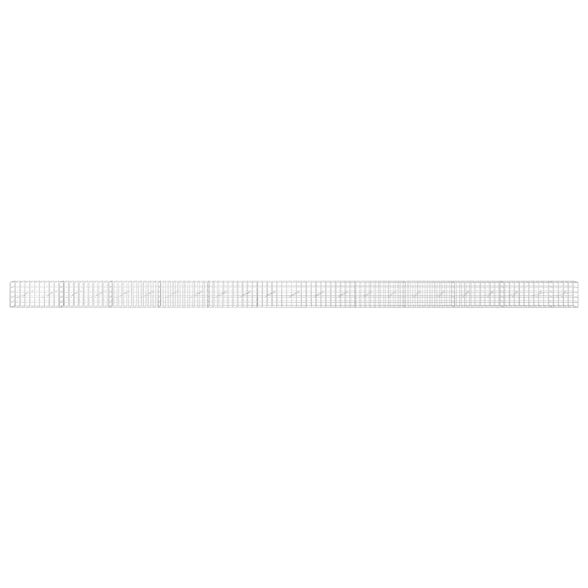 Γκαμπιόν με σύρμα 5 mm και πλέγμα 10x10 cm 1150x10x50 εκ - Pakobazaar
