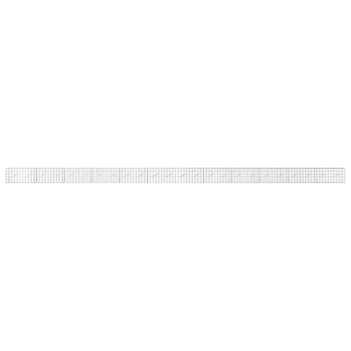 Γκαμπιόν με σύρμα 5 mm και πλέγμα 10x10 cm 1200x10x50 εκ