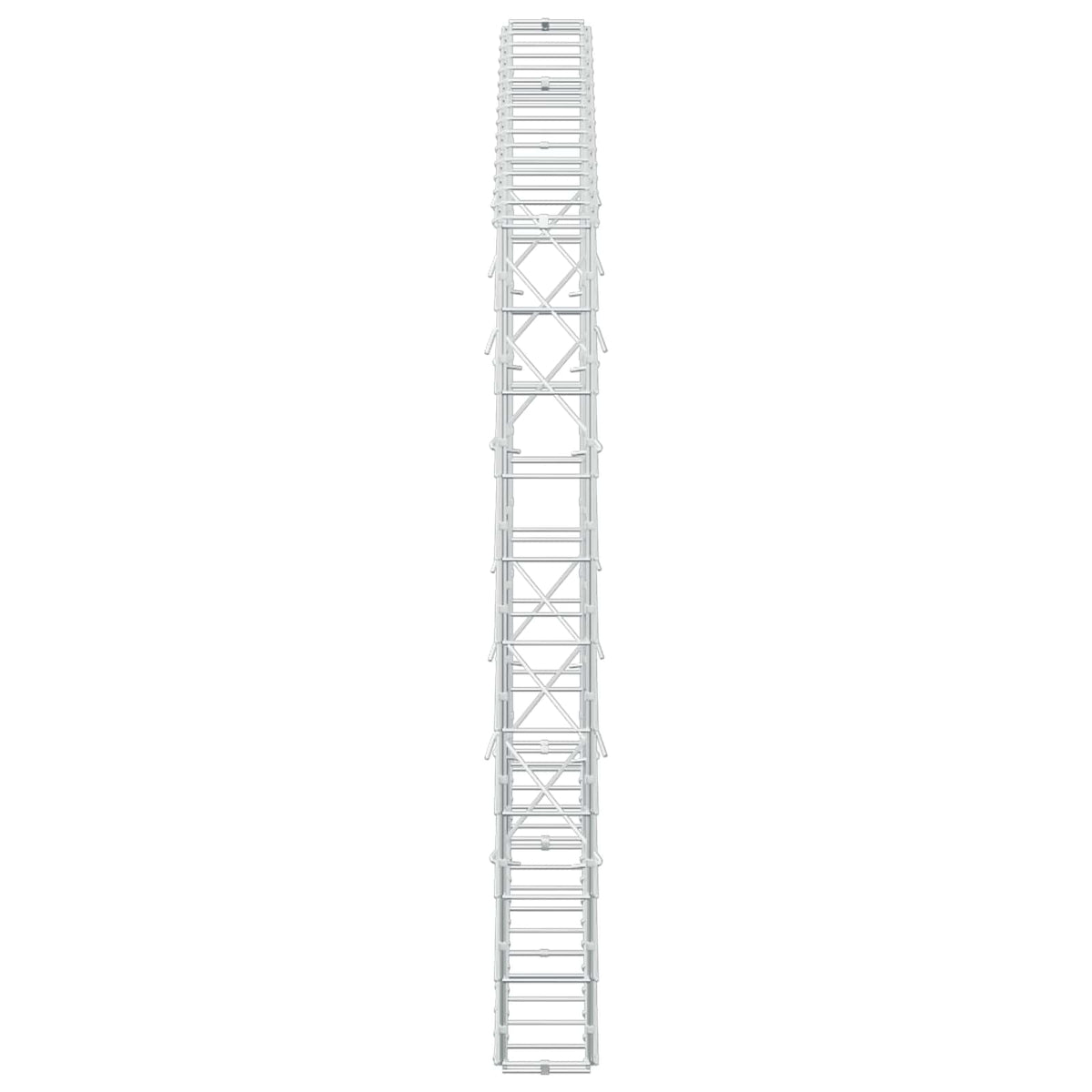 Γκαμπιόν με σύρμα 5 mm και πλέγμα 10x10 cm 150x10x100 εκ - Pakobazaar