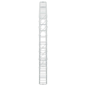 Γκαμπιόν με σύρμα 5 mm και πλέγμα 10x10 cm 150x10x100 εκ - Pakobazaar