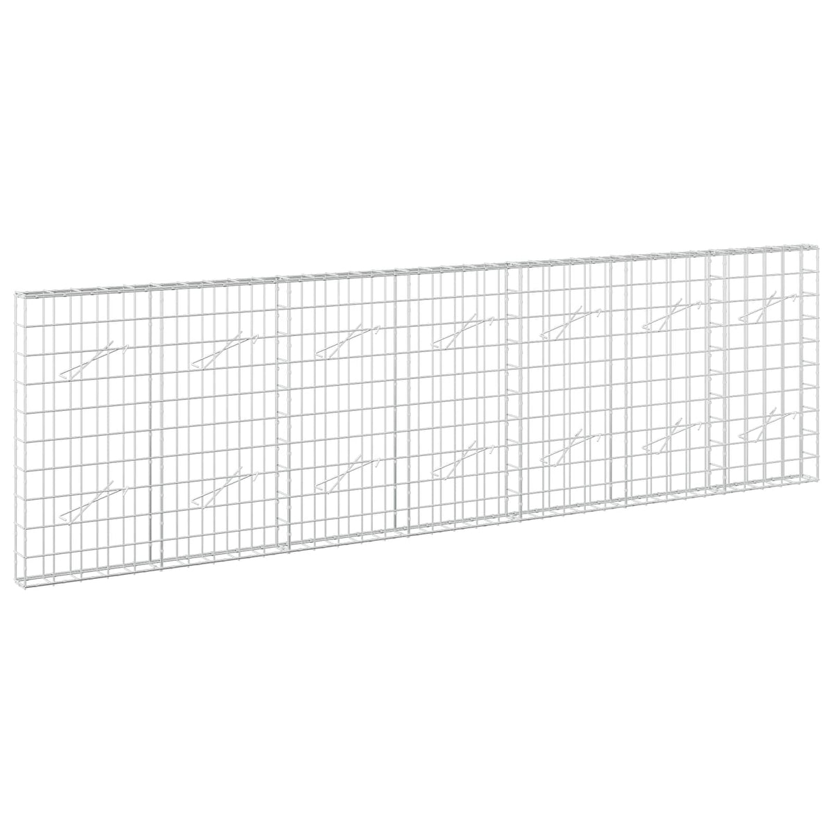 Γκαμπιόν με σύρμα 5 mm και πλέγμα 10x10 cm 350x10x100 εκ