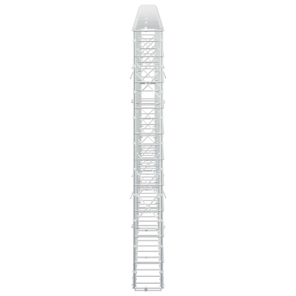 Γκαμπιόν με σύρμα 5 mm και πλέγμα 10x10 cm 350x10x100 εκ