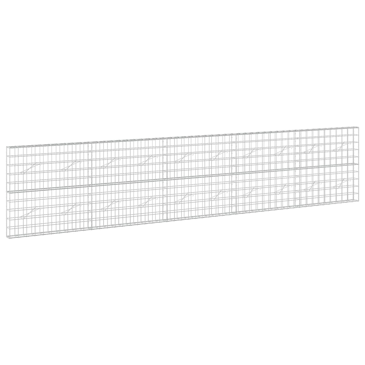 Γκαμπιόν με σύρμα 5 mm και πλέγμα 10x10 cm 500x10x100 εκ - Pakobazaar