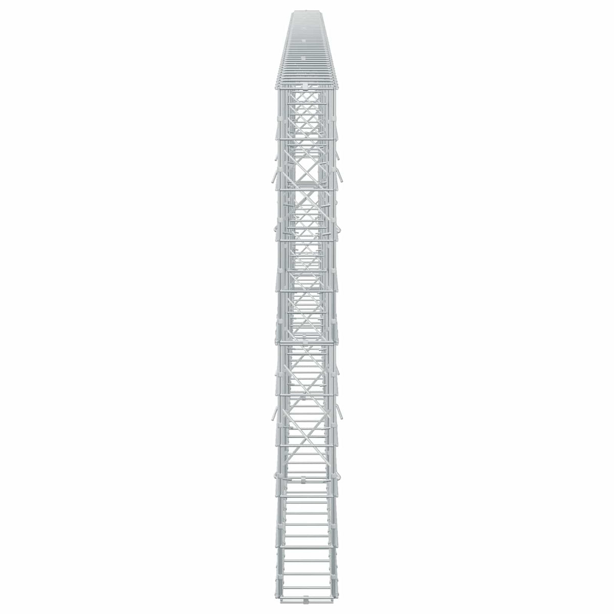 Γκαμπιόν με σύρμα 5 mm και πλέγμα 10x10 cm 500x10x100 εκ - Pakobazaar