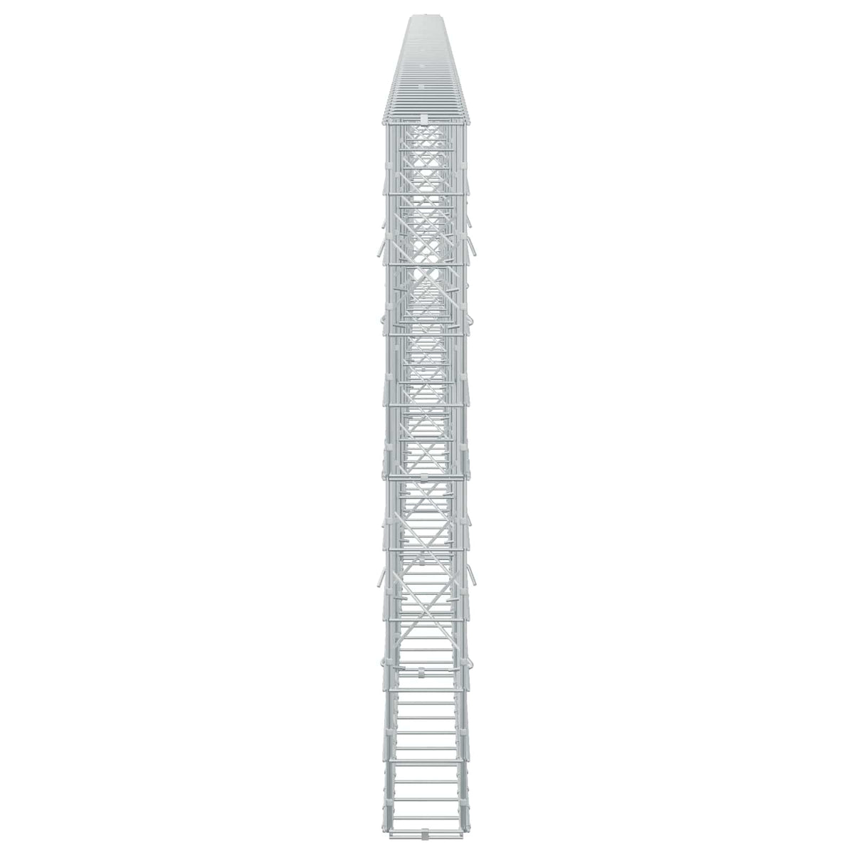 Γκαμπιόν με σύρμα 5 mm και πλέγμα 10x10 cm 750x10x100 εκ - Pakobazaar