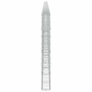 Γκαμπιόν με σύρμα 5 mm και πλέγμα 10x10 cm 1000x10x100 εκ. - Pakobazaar