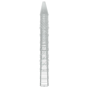 Γκαμπιόν με σύρμα 5 mm και πλέγμα 10x10 cm 1050x10x100 εκ. - Pakobazaar