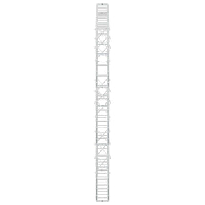 Γκαμπιόν με σύρμα 5 mm και πλέγμα 10x10 cm 150x10x150 εκ